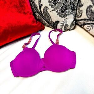 BRA NATORI 32C Violet 731080 underwire lightly padded 3454 PS